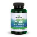 Swanson Multi a Mineral Daily Men 's Multivitamin Multimineral Health Dodatek 250 Kapsle (Caps)