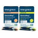 True Grace ElectroMag - Grapefruity (16 Stick Packs) + Lemon Lime (16 Stick Packs) - Electrolyte Powder for Rapid Hydration - Nulový cukr & sacharidy - Non- GMO - 32 Total Servings