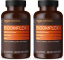 Prvky B Complex, High Potency, 83% Celodenní potraviny kultivované, podporuje imunitní a normální energie metabolismus, Vegan, 65 Kapsle, 2 Měsíční dodávky (Balení květen Vary) (Balení po 2)