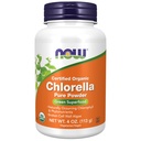 Nyní Potraviny doplňky, Organic Chlorella Prášek s přirozeně se vyskytujícím chlorofylem, betakarotenem, smíšenými karotenoidy, vitamínem C, železem a proteinem, 4- Ounce