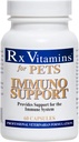 Rx Vitamíny pro domácí zvířata Immuno Podpora pro psy a kočky - Podpora imunitního systému - Nápověda Mozková funkce Kostní svaly Stres & Stárnutí - 60 Kapsle