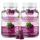 Gglucosamine Chondroitin Gummies Sugar Free, Extra Strength 1500mg Glucosamine with Chondroitin MSM & Turmeric, Joint Supplemente for Men & Women Joint Health (120 Count)