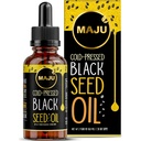 Maju Superfoods Black Seed Oil - 3 Times TQ, Cold-Pressed, Travel Size, 100% Turkian Black Cumin Seed Oil, Liquid Pure Blackseed, Glass Bottle, 2 Oz