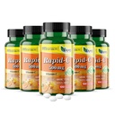America Medic & Science Rapid-C 500mg vitamin C dodatek 500 Tablety (5 balení 100 Tablety) Denní imunitní systém Podpora, Antioxidant current 124; Vegan, Non- GMO potažená kyselina askorbová pro dospělé muže a ženy