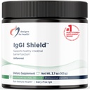 Designs for Health IgGI Shield Powder - Dairy- Free Imunoglobulin IgG Supplement, SBI with N-Acetyl-Glucosamine - Podporuje zdravé funkce střevní bariéry (3.7oz / 30 Servings)