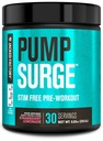 Jacked Factory Pumpressure Kofein zdarma Předcvičení pro muže a ženy - Nootropic Booster & Stim zdarma Předcvičení - Intenzivní čerpadla, Vylepšené zaměření - 30 Služeb, Jahodová limonáda