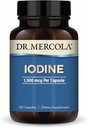 Dr. Mercola jód - 1500 mcg Iodid - Podporuje štítné žlázy a metabolické funkce - Licence Kapsle - Non- GMO, gluten- Free & Soy- 30 Kapsle (30 Doručování)