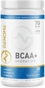 BCAA Powder + HYDRATION Electrolyte Formule CY124; 7G BCAA, 2.5G Electrolytes per Serving CY124; Muscle Recovery & Support CY124; Non- GMO, Gluten Free, Keto Friendly, Nulový cukr CY124; Natural Flavor CY124; 30 Services