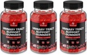 Potent Cranberry Gummies 1500mg s D Mannose - Močový trakt Zdraví pro ženy a muže, Močový flush & močový měchýř Fast- Zastupující podpůrné doplňky s Hibiscus Powder, 180 Počet