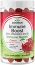 Swanson Imunitate Boost Gummies s Acerola, zinek, a vitamín C & D - Všechny přírodní doplněk Podpora zdravého imunitního systému - Pomáhá podporovat zdravé tělo - (Cherry, 60 Gummies)