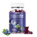 Glucosamine Chondroitin Gummies - 3000MG Extra Strength Joint Support Supplementary with MSM & Elderberry, Flexibility, Antioxidant Imunitate Support Gummy pro dospělé, muže a ženy 90 Blueberry Gummies