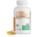 Bronson vitamin B Komplex s vitamínem C - Imunitní zdraví, Podpora energie a nervový systém Podpora - Non- GMO, 360 Vegetariánské kapsle