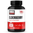 FORCE FACTOR Elderberry Kapsle, Dodatek k imunitě a antioxidanty pro muže a ženy, Denní zvýšení imunity, Vegan, No Gelatin, Non- GMO, 100 Zeleninové kapsle