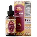L- Lysinový dodatek Liquid Kapky 124; L- Lysinum 1000mg tinktura s vitamínem A, C, a B12 pro dospělé a děti 124; imunitní podpora, kůže a rty zdraví, kolagen Syntéza 124; Non- GMO, Vegan, 2 Fl Oz (60 ML)