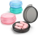 Small Pill Box, (4 Pack) Cestovní Pill Pouzdro Přenosný denní Pill Organizátor Mini Medicine Storage Container pro Kapesní kabelka Cod Jaterní olej Storage Box Earplug Case