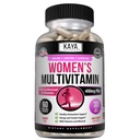 Kaya Naturals Ženy Multivitamin, Celkově Zdravý antioxidant, a imunitní podpora, Vitamíny A, D, C, E, Biotin, kyselina listová, & Multi- Mineral, Energie & Metabolismus vitamin dodatek 60 Počet