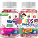 SUNNY SAM Zinkové gumy pro dospělé a hořčíkové gumy pro děti a dospělé - 100mg - klidové žvýkačky hořčíku