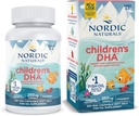 Nordic Naturals Children 's DHA, Strawberry - 360 Mini žvýkací měkké gely pro děti - 250 mg Omega33 s EPA & DHA - Vývoj mozku a funkce - Non- GMO - 90 Služeb