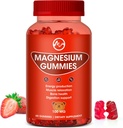 Magnesium Gummies 100mg Vysoká síla - Ovoce Flavors Gummy Medvěd, Zdravé minerální doplňky podporuje svaly, Energie & Digestion