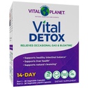 Vital Planet - Vital Detox s Mlékem Thistle, Quercetin, Alpha Lipoic Acid, Choline, a Byliny, pro příležitostný plyn a floating, podporuje zdravé střevní bilance, 2-Part 14 Day Kit, 56 Kapsle