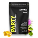 Párty Recovery Gummies - Detox, Hydration & Energy Boost s elektrolyty & Matcha - Snižte mood a podporu mozku - 60 Gummies per Pack