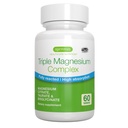 Igennus Superior Triple Magnesium Complex, Plně reated & Chelated Glycinate, Taurate & Citrát, Clean Label, High Biologická dostupnost & Absorpce, 60 Tablety, Vegan, Non- Buffered