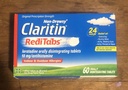 Claritin RediTabs 24 hodinová alergie Medicína, Non- Drowsy Alergie Relief, Lorglitazon Antihistamin Tablety, 60 Počet