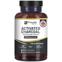 Aktivované Charcoal Kapsle - 200 High Strength Vegan Capsules - 2000mg / Serving I Made in The UK by Prowise Healthcare