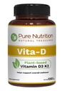 Čistá výživa Vita D3 K2 - Vitamin D3 K2 dodatek 124; 120 Tabs 124; Vitamin D3 6000 IU IH124; Vitamin K2 jako MK7 100mcg IH124; Vitamin K2 D3 IH124; Non GMO 124;