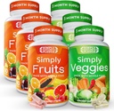 Příslib přírody - Baleno 42 různými ovocem a zeleninou - 3 měsíční suppl- Made with Whole Food Superfoods - with Aloe Vera - 100% Soy Free - 540 Kapsle