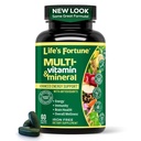 Life 's Fortune Multivitamin & Mineral 60 Tablet, All Natural Energy Source Dodávání celých potravin koncentráty, antioxidanty, aminokyseliny, enzymy, stopové minerály & Více
