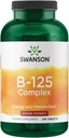 Swanson Vitamin B- 125 Komplexní 250 Tabs