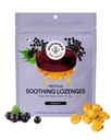 Beekeerovy Naturals Soothing Honey Elderberry Kašel Imunitní podpora s vitamínem D, zinek a propolis Krční Soothing Lozenges, 14 Ct