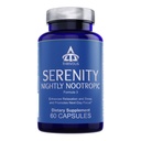 Thrivous Serenity Nightly Nootropic - Sleep & Relaxation Formule s KSM- 66 Ashwagandha, L- Theanine, Magnesium Glycinate & Melatonin - 60 Veganské kapsle