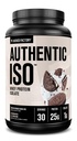 Jacked Factory Authentic ISO Grass Fed Whey Protein Isolate Powder - Low Carb, Non-GMO Muscle Building Protein w / No Fillers, Post Workout Recovery, Cookies & Cream