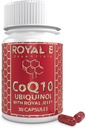 Ultra- Premium Co-enzyme Q10 s Royal Jelly, Ubiquinol CoQ10 Kapsle pro srdeční zdraví a imunitní obranu, All- Natural CoQ10 dodatek Made by Bees, 3000 mg, 30 Veggie Kapsle