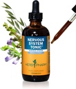 Herb Pharm Nervový systém Tonický tekutý Bylinný vzorec k posílení a uklidnit nervový systém - 4 Ounce