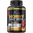 Nadržený kozí plevel Extra Pevnost Blend, 120 Kapsle, w. Maca, Arginine, Ginseng, Tribulus, Tongkat, Libido, Stamina, Energy Support, Non- GMO Formule, 120 Caps