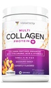 Multi kolagen Peptidy Prášek pro ženy - Hydrolyzované ochucené kolagen Prášek pro ženy s typy I II III V & X Vitamin C & Hyaluronic Acid pro vlasové pokožky a nehty (Peach Mango) - 30 Služeb