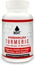 Premium Turmeric, Glucosamine, Ginger, Chondroitin Sulfath, Boswellia Extract, MSM, Bioperin, Quercetin & L-Meth - 60 Kapsle