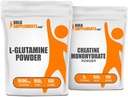 BulkSupplements L- glutamin 500g + Creatine 500g Bundle