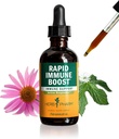 Herb Pharm Organic Rapid Imunitation Boost: Fast- Absorbing tinktura pro dospělé, Echinacea tinktura s Goldenseal, Ginger Extract & Elderberry, Imunitary Supplement & Wellness Aid, 2 Oz