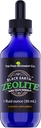 Black Earth Zeolite s humic Fulvic kyseliny stopové minerály pro dospělé a děti pro detox, Gut zdraví a imunitní podpora - 1oz Liquid Kapky Dodatek
