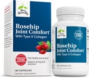 Terry Přirozeně Rosehip Joint Comfort - Zdravá společná mobilita a flexibilita Supplement - Dodatek s typem II Kolagen - Společná struktura & Chrupavka Dodatek - 60 Kapsle