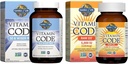 Zahrada života mužů 50 & Wiser Syrové celé jídlo Multivitamin, Vitamin D3 5000 IU & Vitamin kód Syrové vitamíny Bundle