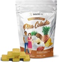 BariatricPal Sugar- bez vápníku Citrát měkké žvýkací 124; 500mg s vitaminem D & Probiotika 124; Piña Colada due 124; 90 Počet (1 měsíční dodávka)
