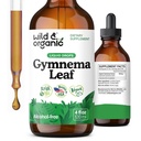 Wild & Organic Gymnema Sylvestre Extract Drops - Sugar- Free Gymnema Sylvestre doplňky - Gurmar Powder Based Tincture - Vegan, Alcohol- Free Leaf Liquid Drops - 4 fl oz