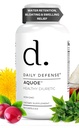Diuretické pilulky - Brusinkové pilulky se zeleným čajem, Pampeliška, jablečný mošt a další - AQUOE Water Away Pills for Floating & Fitness - Vodní pilulky Daily Defense, 60 Kapsle