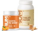 RAW Syrovátka izolovat protein prášek & esenciální pre- cvičení Powder Bundle (Skořice Crunch & Orange) - Chris Bumstead sportovní doplněk výživy pro muže a ženy