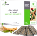 QG skupina Ginseng Extract & Licorice Root Extract s vitaminem C (80 tablet - 210mg každý) Dodatek stravy pro muže a ženy